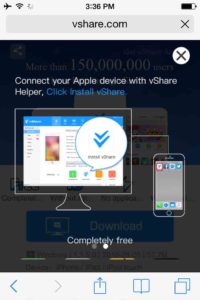 connect-your-apple-device-with-vShare Helper-click-vShare-Download-install-iOS-No-JailBreak