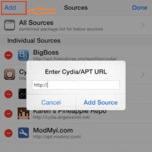 open-cydia-click-add-and-enter-cydia-apt-url
