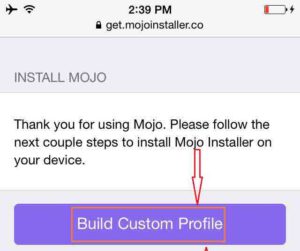 tap-building-custom-profile-get-mojo-installer-iOS-no-jailbreak