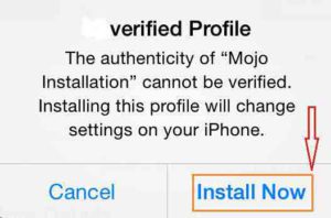tap-install-now-start-mojo-app-installation