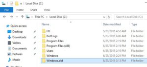 windows-old-folder-after-uninstall-windows-10