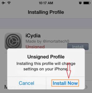 Click-on-Install-Now-and-get-iCydia-for-iOS