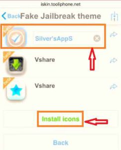 Select SilversApps and click on Install icons
