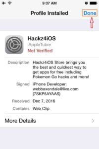 Tap-Done-on-Hackz4iOS-Profile-Installed