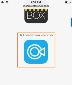 Dr. Fone iOS Screen Recorder Download Free