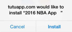 Install NBA iPA Tutu App