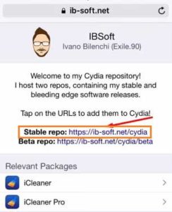 click-on-stable-repo