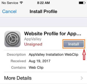 Install AppValley VIP