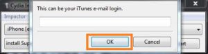 Login to Apple ID to Install Napster iPA