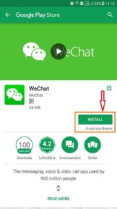 Click-on-Install-WeChat-on-Android